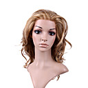 Main Attach�e Dans Le Style Lace Front De Qualit� � Long Synth�tique De Haute Lumi�re Un Aspect Naturel Perruque Blonde Cheveux Boucl�s (0,479 � 6,30-