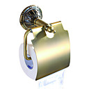 Antique Mur En Laiton De Montage Porte-rouleau De Toilette (0913 -1312)