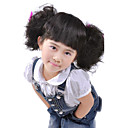 Coiffures Enfants Nattes Moelleuses Perruque Noire Les Cheveux Des Enfants Avec Bang Int�gral (0463-6.17-363)