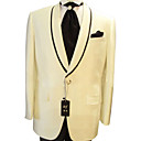 1 Bouton Non Ventil�s Porter Le Ch�le De Laine De Revers Mari� / Tuxedo / Veste Et Pantalons Pour Hommes (pmlfxz0105)