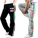 Jambe Hommes Nouvel Arrivant Longue Ligne Droite De La Mode D�contract�e Pantalon Noir En Coton Blanc Gris (0531-5.31-118)