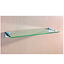 Fixation Murale En Chrome �tag�re En Verre De Salle De Bains (0913 -1604)