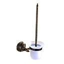 Antique Mur En Laiton De Montage Porte-brosses De Toilette (0913 -1113)