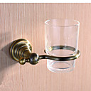 Antique Mur En Laiton De Montage Porte-verre (0913 -1409)