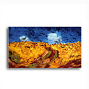 Champ De Bl� � La Main Tendue De Toile De Corbeaux, 1890 Peinture De Vincent Van Gogh 0192-ycf103208