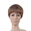 Capless Courte Perruque Brune Cheveux Raides (0463-6.13-300)