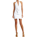 Retour Ouvrir Une Ligne Bustier-robe Capot Cou / Robes Pour Femmes (ff-1801bf013-0853)