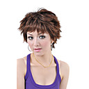 Capless Courts Synth�tiques Perruque Brune Cheveux Boucl�s (0463-6.10-245)