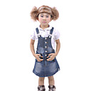 Coiffures Enfants Queue Moelleux Dor� Avec Perruque Cheveux Blonds Enfants Bang Int�gral (0463-6.17-362)