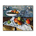 Tendu La Main En Toile Compotier, Verre Et La Peinture Des Pommes Par Paul Cezanne (1019-hbx0037)