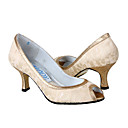 De Alta Calidad Satinado Superior Tacones Peep-toes Con Los Colores De La Boda Bowknot Shoes.more Nupcial A3215h Disponibles