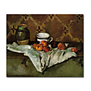 Main Toile Tendue Morte - Fleurs Dans Un Vase De Peinture Par Paul Cezanne (1019-hbx0065)