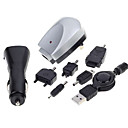wholesale 3-in-1 USB AC and Car Charger (with Cell Phone Adapters)