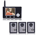 �cran De 3,5 Pouces Syst�me Sans Fil Intercom Visuel Avec 3 �metteurs (0760-yg-3-0909)