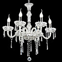 6-lumi�re De Bougie K9 Lustre De Cristal (0944-hh11032)