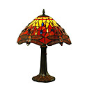 De Bronce De Estilo Tiffany Lib�lulas Acabado L�mpara De Mesa (0923-tf13)