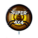 Puissance Lumineuse Professionnelle Feux Antibrouillards Halog�nes - Ensemble - 500 - Jaune (une Paire) (szc5642)