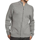 Mangas Largas Reglan Stand Sujetar El Cuello Con Cremallera Chaqueta De Cachemira O Su�teres De Cachemira De Los Hombres (ss-c-bg0681005)