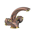 M�langeurs En Cuivre Antique Centerset Robinet Lavabo 0571-ql-3212ac