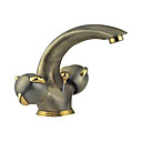 M�langeurs En Laiton Antique Centerset Robinet Lavabo 0571-ql-3212ab