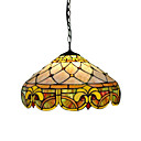 Bijou Romain 2-lumi�re Tiffany Lumi�re Pendante (0923-tf-p12)