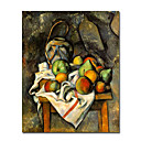 �tir� Pot De Gingembre Et De La Peinture � La Main En Toile De Fruits Par Paul Cezanne (1019-hbx0045)