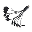 10-en-1 Cargador Usb / Adaptadores Para Tel�fonos M�viles (100 ~ 240v)