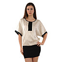 Wool Splicing Dot Patterns Dresses  Womens Dresses 1801BD030-0736