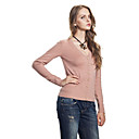 V Cuello Mangas Largas C�rdigan De Cachemira O Su�teres De Cachemira De Las Mujeres (ss-c-bh0681008)