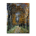 La Peinture � La Main Par Claude Monet Avenue Tendu Pr�t � Accrocher (0192-ycf103552)