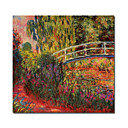 Main Le Pont Japonais � 10 Tableau De Claude Monet Tendu Pr�t � Accrocher (0192-ycf103495)