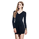Manches Longues Avec Encolure V En Cachemire Robes De Ceinture / Chandails En Cachemire Des Femmes (ff-c-bh0681001)