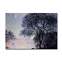 Antibes Main Vue Des Jardins Salis Une Peinture De Claude Monet Tendu Pr�t � Accrocher (0192-ycf103561)