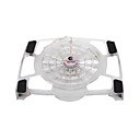 Notebook Cooler Portables - Ventilateur � Led - Transparent - Tr�s Silencieux - 500 Tr / Min (smq5503)