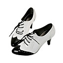 Tacones De Charol Medio Superior Cerrado Dedos De Los Pies Ocasi�n Especial / De La Moda Del Calzado (0985-p1)