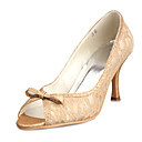 Encaje De Alta Calidad / Polvo Flash Superior Tacones Peep-toes De La Moda Del Calzado (0984-r-029)