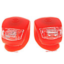 2 Led 3 En Modo Luz De La Bicicleta Niebla - Rojo (par / 2   Cr2032)