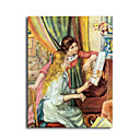 Estirada A Mano Las Dos Ni�as En La Pintura De Piano De Pierre-auguste Renoir (0192-ycf103101)