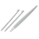 Blanco L�piz T�ctil Plumas + Bol�grafo Stylus Para Nintendo Dsi Ll (paquete De 3 Piezas)