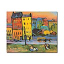 Maisons � La Main Tendue � Munich, 1908 Huile Sur Toile Par Wassily Kandinsky (0192-ycf102948)