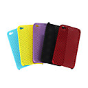 El Estuche De Silicona De Protecci�n Para El Iphone 4 - Rejilla (5 Colores Por Paquete) (czah191)