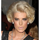 Agyness Deyn Personnalis� De Coiffure - Main Attach�e Dans Le Style Court 100% Cheveux Humains Perruque Blonde Cheveux Boucl�s (0988-23)