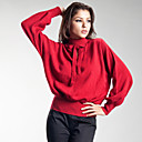 Chauve-souris � Long Manches Tulterneck Arc D�cor� Pull En Cachemire / Chandails En Cachemire Des Femmes (ff-c-bi0681014)