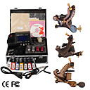 La Mano De Damasco-hizo Tres Tatuajes Kit De M�quinas Con Alimentaci�n Superior Led De Encendido (ly092)