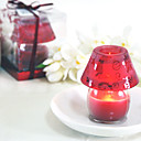 Christmas Red Lamp Candle Favor