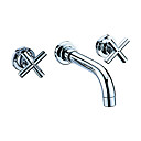 M�langeurs Chrom�es Robinet De Montage Mural Lavabo 1033-jf-9111