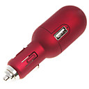 Unique-cigare De Voiture Adaptateur Usb Aliment� Double / Chargeur Pour Iphone 4/3g/3gs - Rouge (12v)