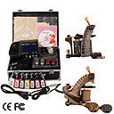 Damas De Premi�re Qualit� Fabriqu�s � La Main 2 Machines De Tatouage Kit Avec Alimentation Sup�rieure Conduit (ly020)