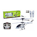 3 Canales Rc Helic�ptero Del Cuerpo De Aleaci�n De Helic�pteros De Radio Control Remoto De Infrarrojos Juguete De Interior (blanco) (yx02688w)
