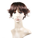 Capless Courte Perruque Synth�tique De Haute Qualit� Auburn Aspect Naturel Cheveux Raides (0988-ns025)